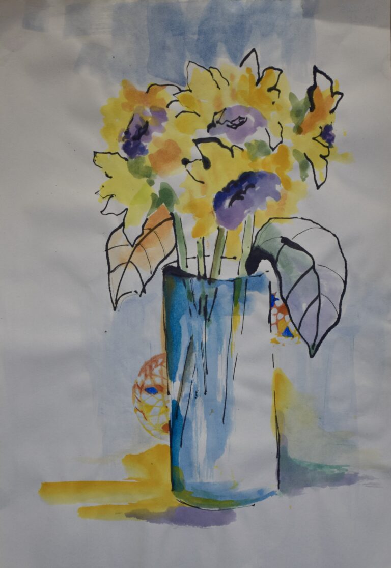 Symphony in Gold and Violet