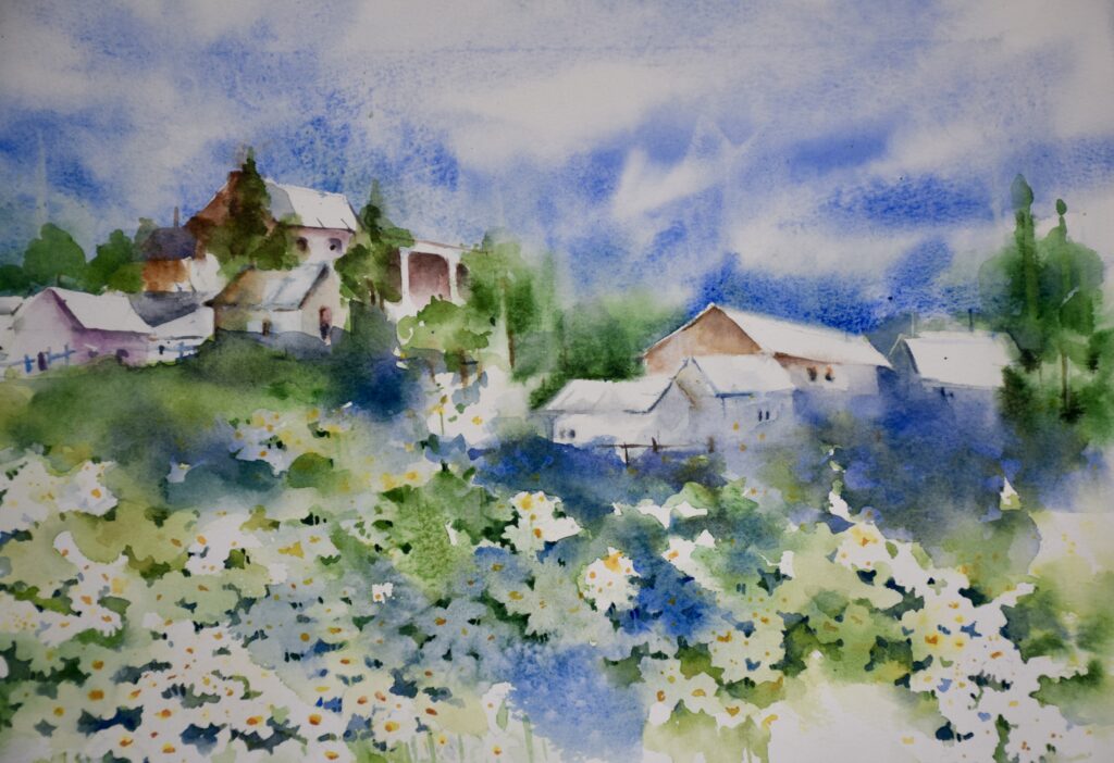 Village Among the Flowers