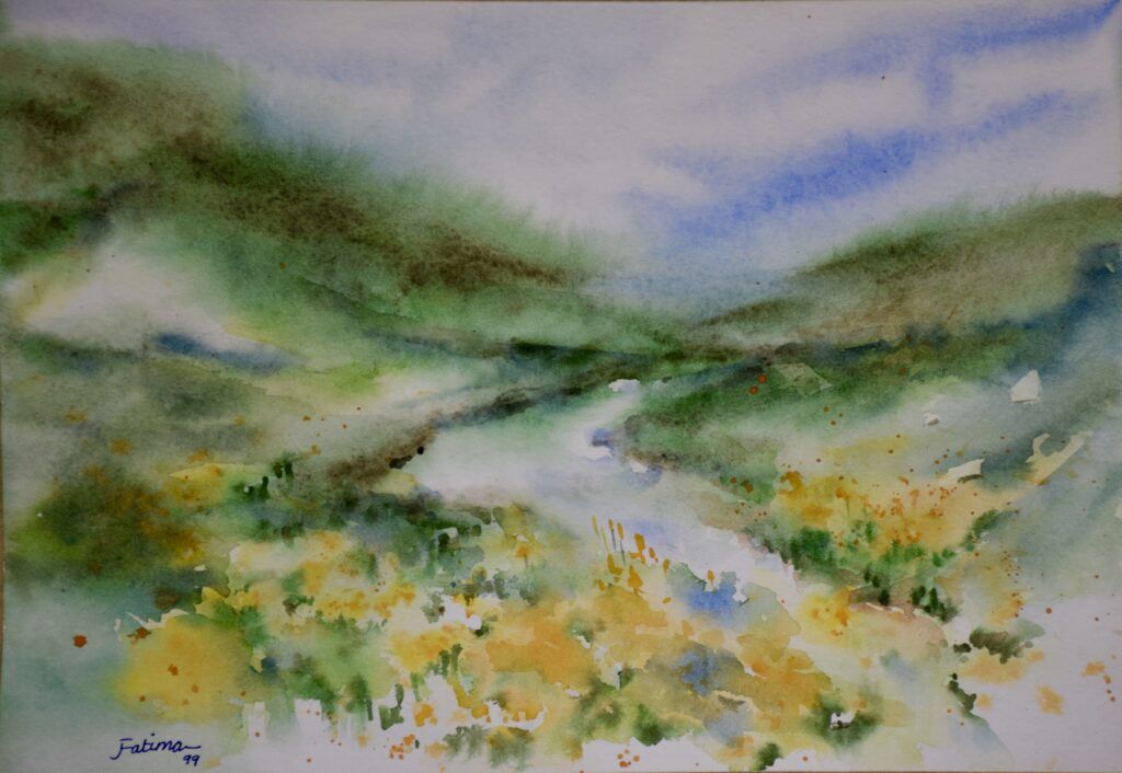 White River Through the Flowers
