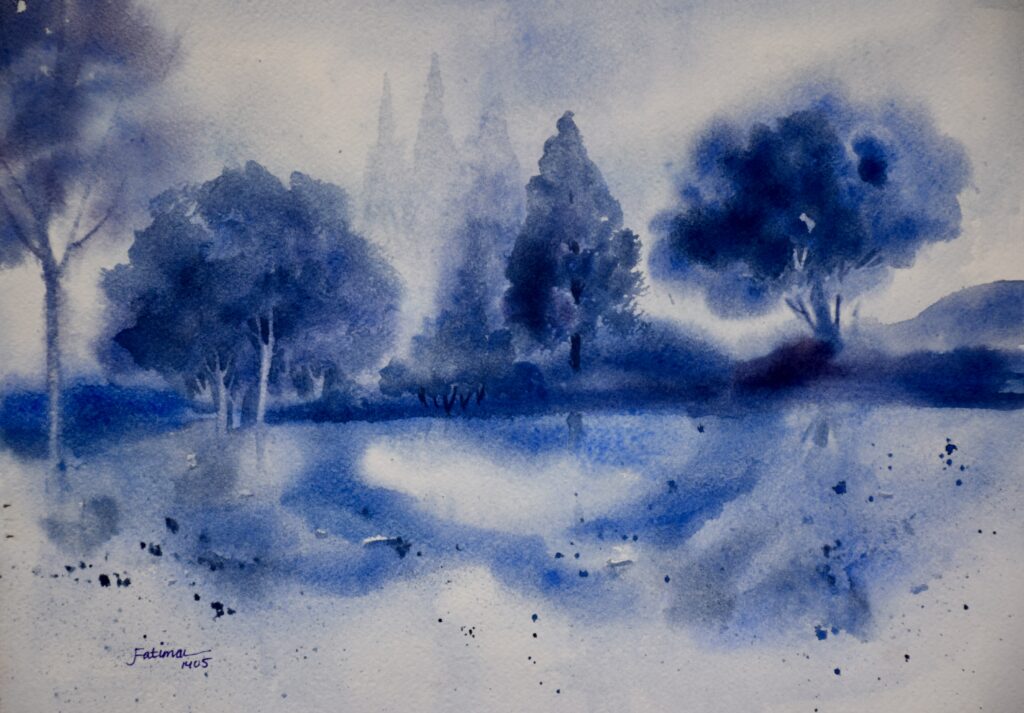 Garden in Cobalt