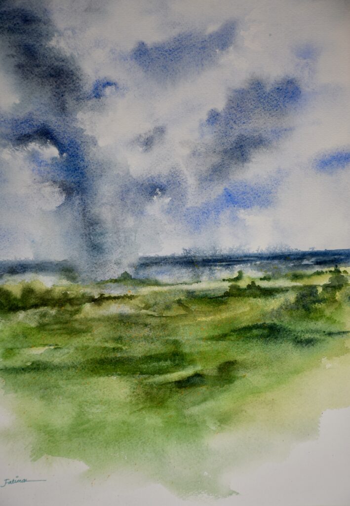 Rain Over the Green Coast