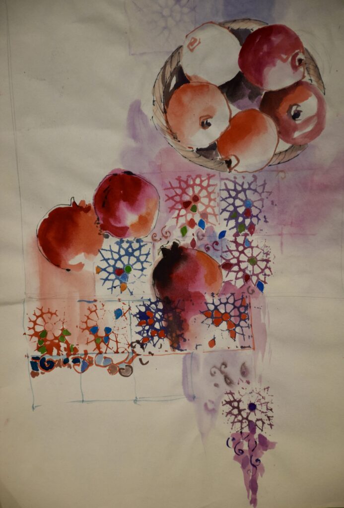 Pomegranates and Persian Stars