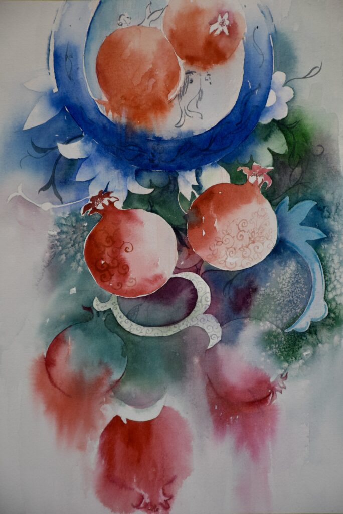 Blue Moon and Pomegranates