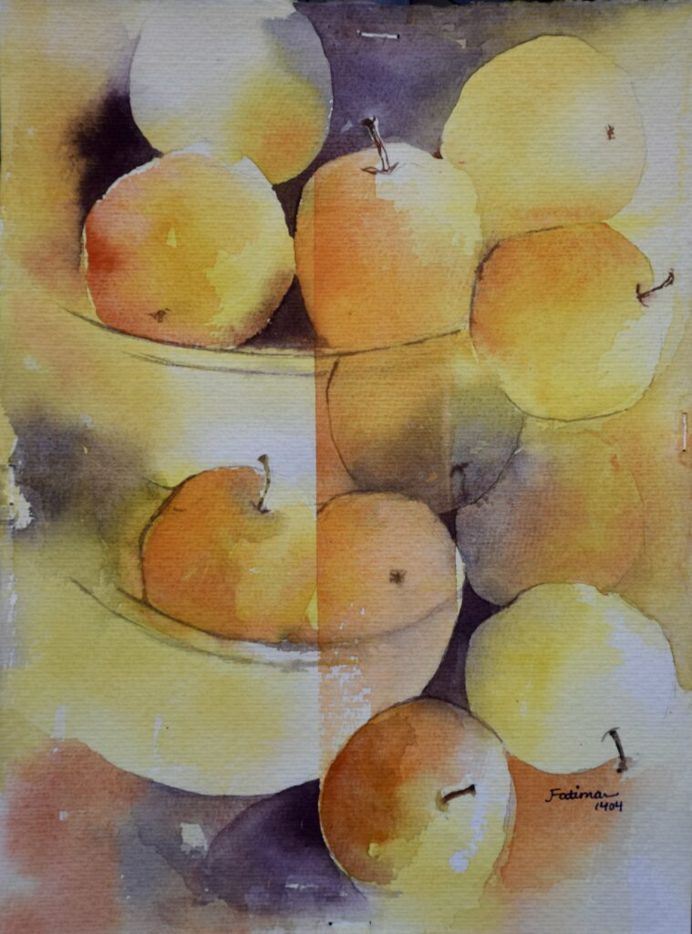 Sunlit Pears