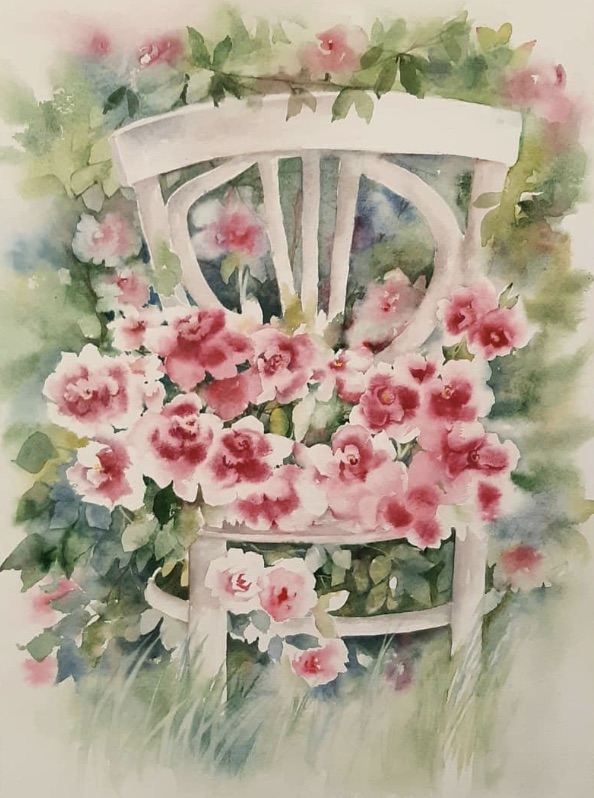 A Chair in the Rose Garden