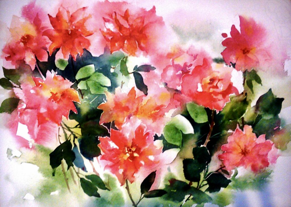 A Chorus of Crimson Blossoms