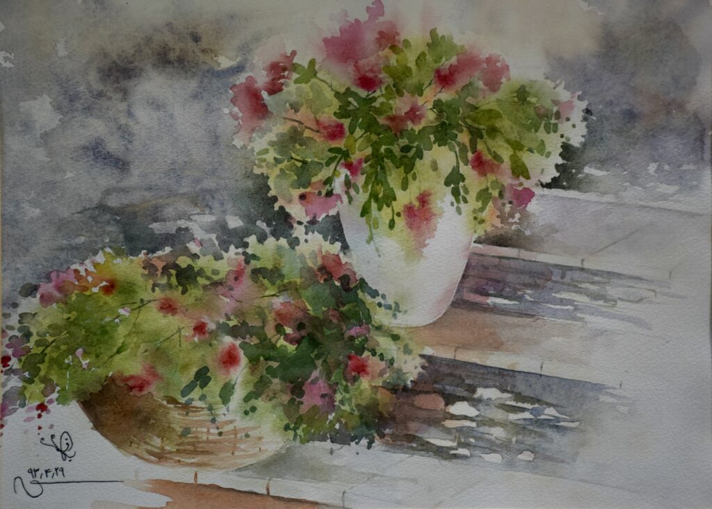 Two Vessels, One Crimson Garden